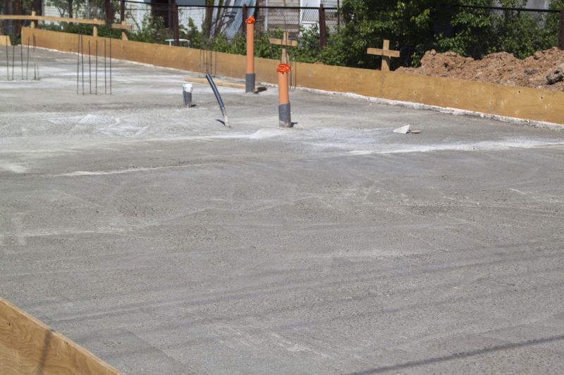 Commercial Slab with Reinforcement